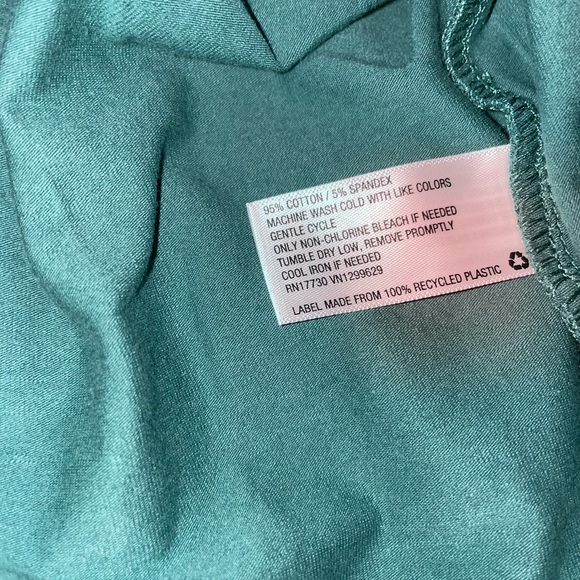 Wild Fable Short Sleeve Cut Out Detail Knit Bodycon Dress - NWT Dark Teal Green - Picture 4 of 6